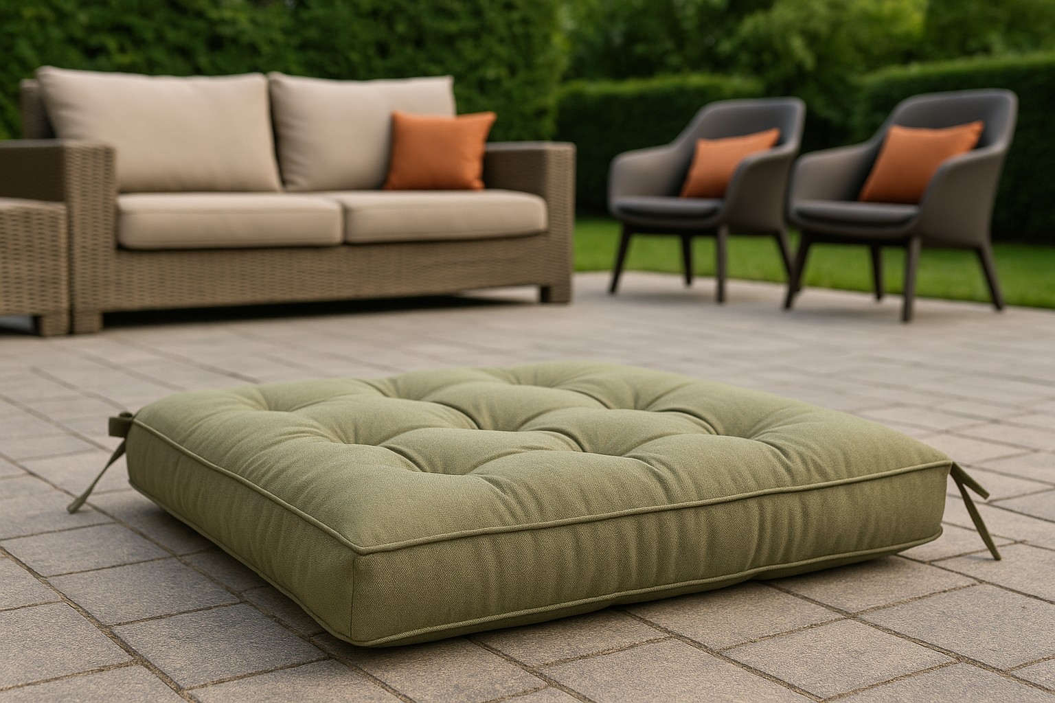 Пошив подушек для лавок и скамеек